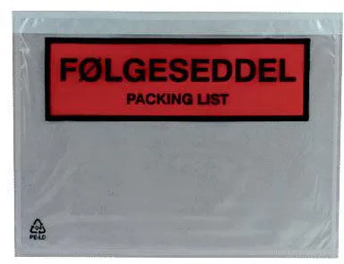 Docustick Standard begeleidend documentzak met opdruk C6 165 mm x 122 mm