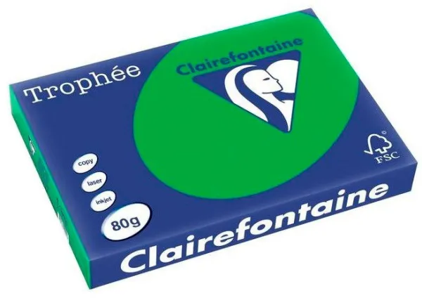 Q-connect Trophee kopieerpapier A3 80g sterk groen 500 vellen